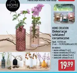 ALDI Świecznik szklany Home Creation oferta