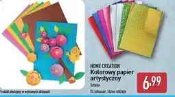 ALDI Papier kolorowy 24 arkusze Home Creation oferta