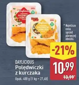 ALDI Polędwiczki z kurczaka pikantne Daylicious oferta