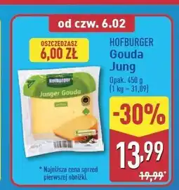 ALDI Ser gouda jung Hofburger oferta