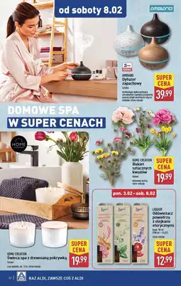 ALDI Świeca spa z drewnianą pokrywką Home Creation oferta