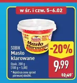 ALDI Masło klarowane Sobik Klarowane oferta