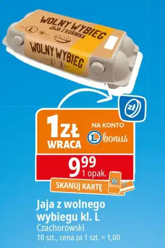 E.Leclerc Jaja z wolnego wybiegu kl. l Czachorowski oferta