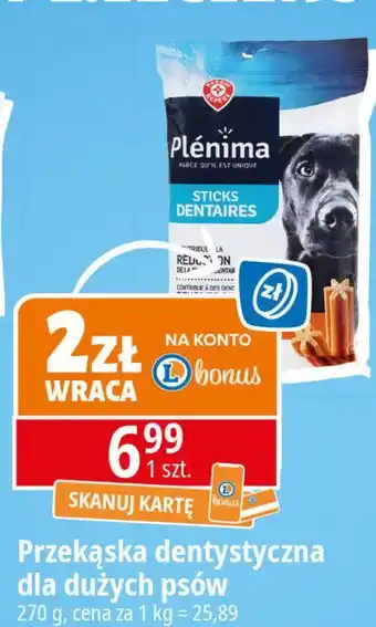 E.Leclerc Przekąska dentystyczna dla psów Wiodąca Marka Plenima oferta