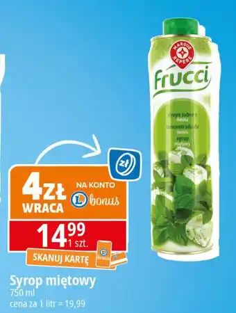 E.Leclerc Syrop miętowy Wiodąca Marka Frucci oferta