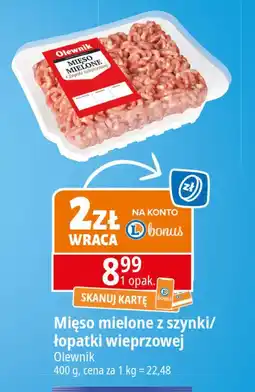 E.Leclerc Mięso mielone wieprzowe z łopatki Olewnik oferta