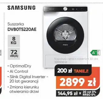 Max Elektro Suszarka Samsung oferta