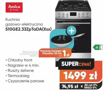 Max Elektro Kuchenka gazowo-elektryczna Amica oferta