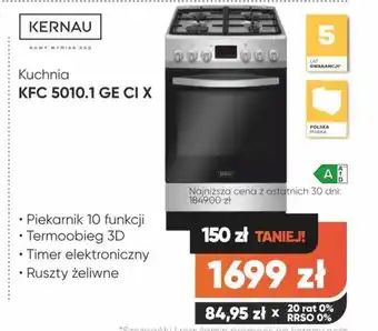 Max Elektro Kuchenka gazowa Kernau oferta