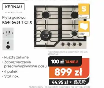 Max Elektro Płyta gazowa Kernau oferta