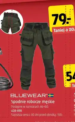 Jula Spodnie robocze męskie Bluewear oferta