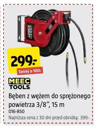 Jula Bęben z wężem ogrodowym Meec Tools oferta