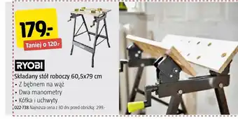 Jula Stół roboczy Ryobi oferta