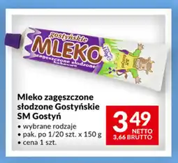 Makro Mleko zagęszczone słodzone Gostyńskie SM Gostyń oferta