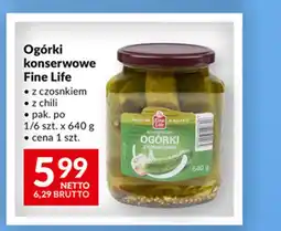 Makro Ogórki konserwowe Fine Life oferta