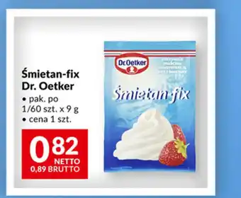 Makro Śmietan-fix Dr. Oetker oferta