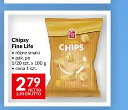 Makro Chipsy Fine Life oferta