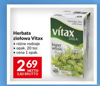 Makro Herbata ziołowa Vitax oferta