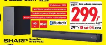 Media Expert Sharp soundbar HT-SBW182 oferta