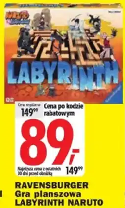 Media Expert RAVENSBURGER Gra planszowa LABYRINTH NARUTO oferta