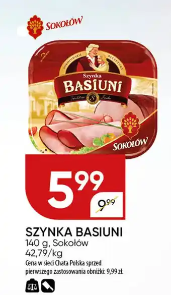 Chata Polska Szynka basiuni sokołów oferta