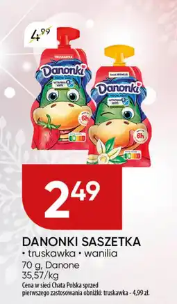 Chata Polska Danonki saszetka Danone oferta