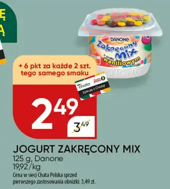 Chata Polska Jogurt zakręcony mix Danone oferta