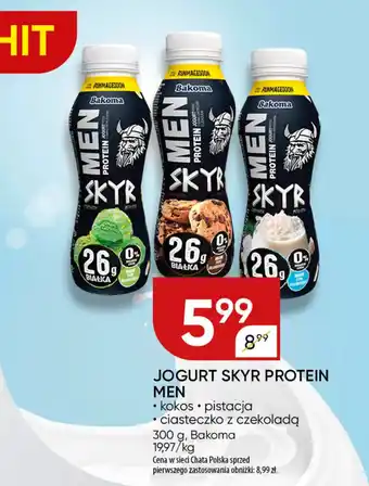 Chata Polska Jogurt skyr protein men Bakoma oferta