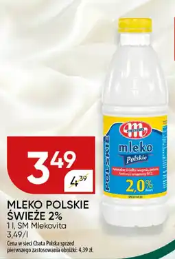 Chata Polska Mleko polskie świeże 2% SM Mlekovita oferta