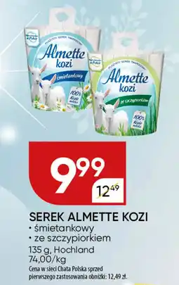 Chata Polska Serek almette kozi Hochland oferta