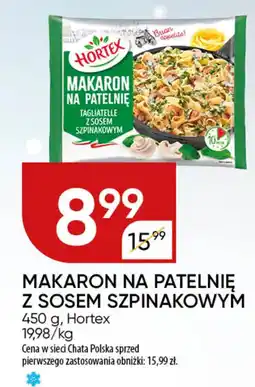 Chata Polska Makaron na patelnię z sosem szpinakowym Hortex oferta