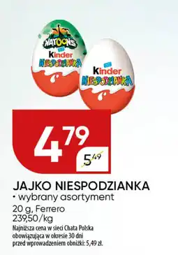 Chata Polska Jajko niespodzianka Ferrero oferta