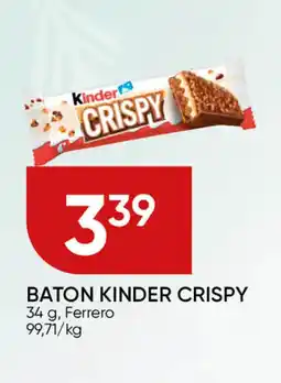 Chata Polska Baton kinder crispy Ferrero oferta