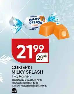 Chata Polska Cukierki milky splash Roshen oferta