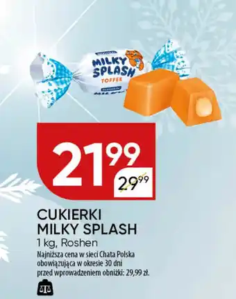 Chata Polska Cukierki milky splash Roshen oferta