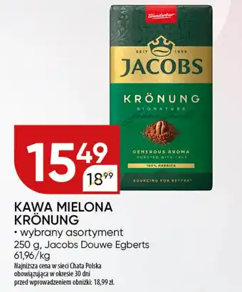 Chata Polska Kawa mielona krönung Jacobs Douwe Egberts oferta