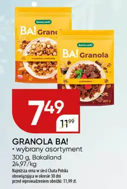 Chata Polska Granola ba! Bakalland oferta