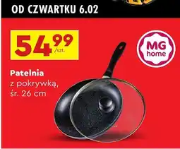 Biedronka Patelnia z pokrywką 26 cm Mg Home oferta