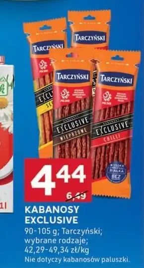 Stokrotka Optima Tarczyński Kabanosy Exclusive dojrzewające 90 g oferta