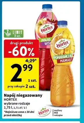 Intermarche Hortex Napój pomarańcza mango 1,75 l oferta