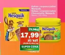 Społem Nesquik Rozpuszczalny napój kakaowy z dodatkiem witamin 600 g oferta