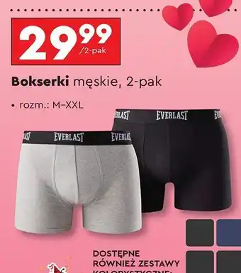 Biedronka Bokserki męskie m-xxl Everlast oferta