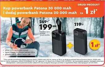 Biedronka Powerbank paton 30000 mah oferta