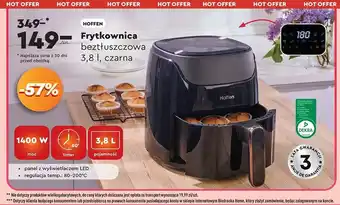 Biedronka Frytownica beztłuszczowa 1400w Hoffen oferta