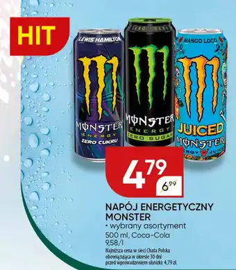 Chata Polska Napój energetyczny monster coca-cola oferta