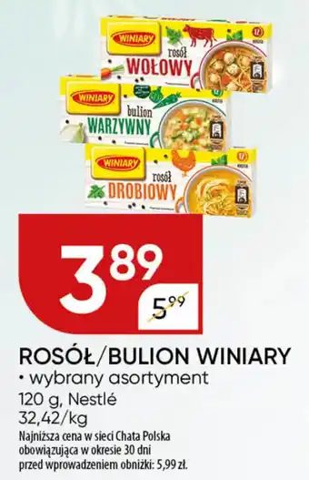 Chata Polska Rosół/bulion winiary Nestlé oferta