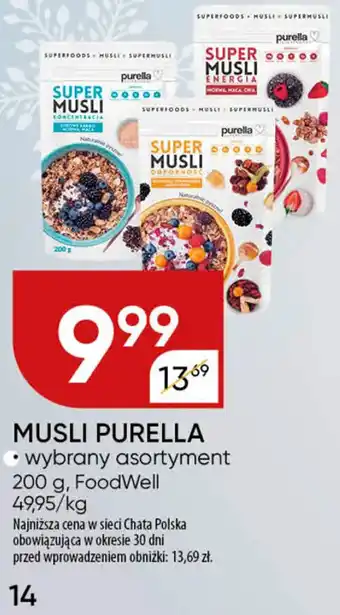 Chata Polska Musli purella FoodWell oferta