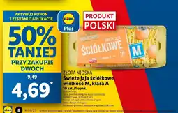 Lidl Jaja ściółkowe kl. m Złota nioska oferta