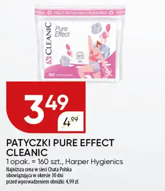 Chata Polska Patyczki pure effect cleanic Harper Hygienics oferta