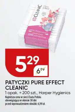 Chata Polska Patyczki pure effect cleanic Harper Hygienics oferta